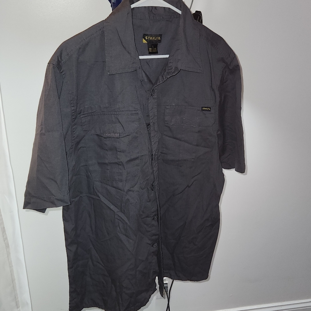 Grey Stanley Work Shirt L